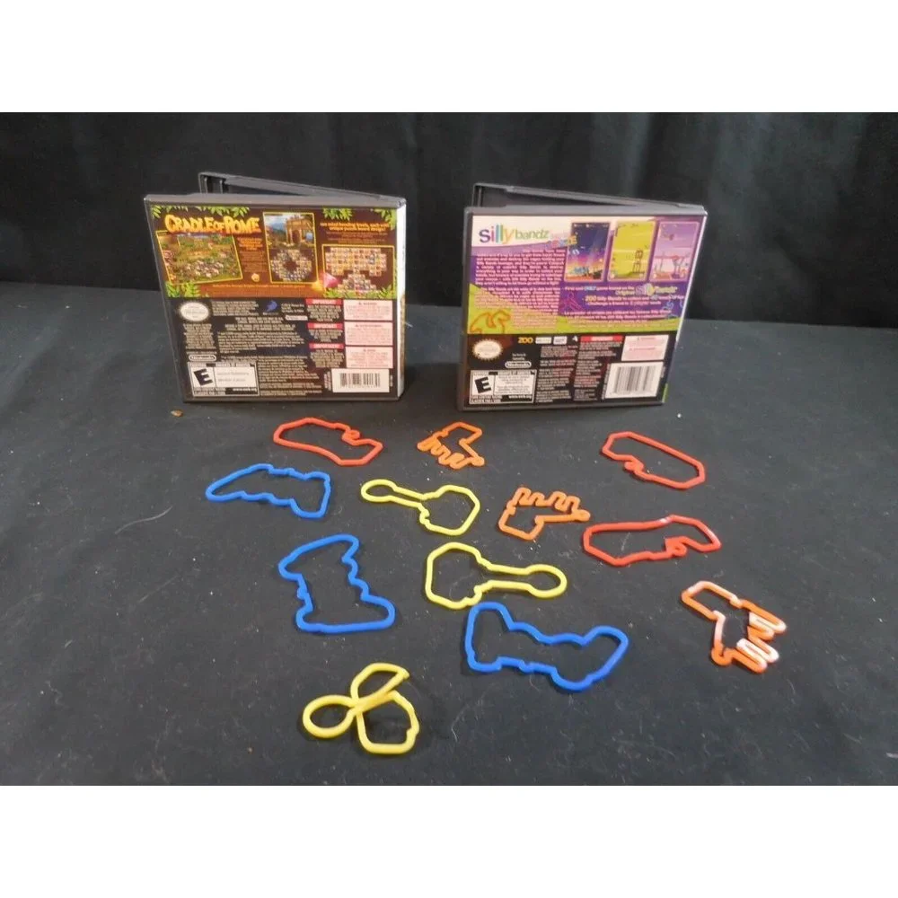 Nintendo DS  Silly Bandz Action Game + Cradle of Rome‎ Game Tested Work